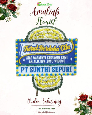 Papan Bunga Duka di Tegaltirto