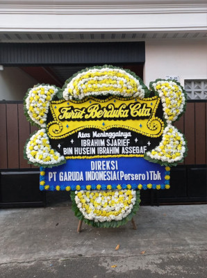 Papan Bunga Duka di Tegaltirto