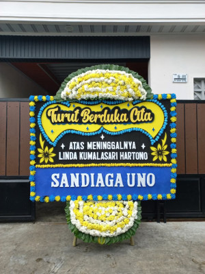 Papan Bunga Duka di Tegaltirto